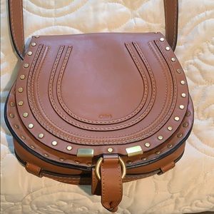 Chloe mini Embossed saddle bag